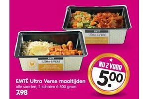 emte ultra verse maaltijden