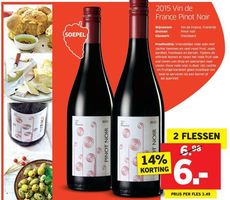 vin de france pinot noir 2015