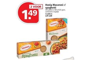 honig macaroni of spaghetti