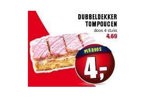 dubbeldekker tompoucen