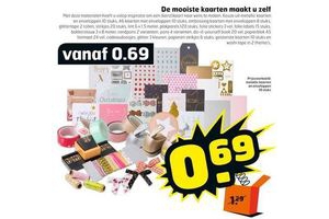de mooiste kaarten maakt u zelf