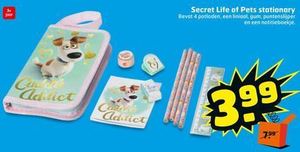 secret life of pets stationary