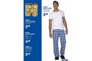 heren pyjamabroek geruit