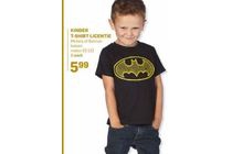 kinder t shirt licentie
