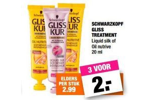 schwarzkopf gliss treatment