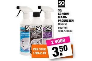 sq schoonmaakproducten