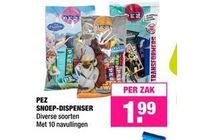 pez snoep dispenser