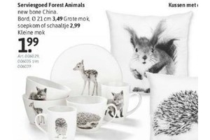 serviesgoed forest animals