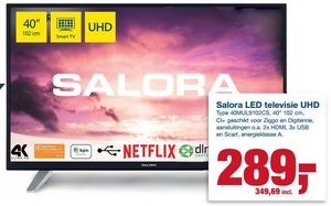 salora led televisie uhd