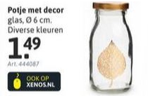 potje met decor