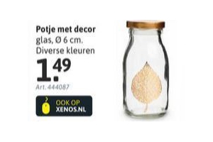 potje met decor