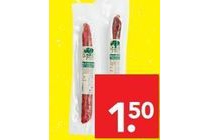 orgullo salchichon iberico met walnoten of chorizo iberico