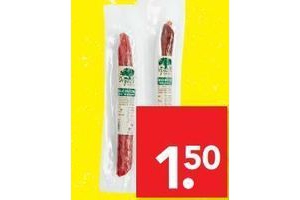 orgullo salchichon iberico met walnoten of chorizo iberico