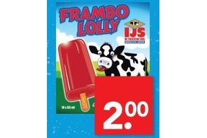 de friesche koe frambo lolly