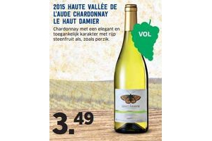 2015 haute vallee de l aude chardonnay le haut damier