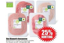 ons biomerk vleeswaren