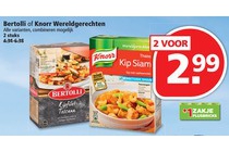 alle varianten bertolli of knorr wereldgerechten