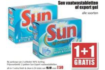 sun vaatwastabletten of expert gel