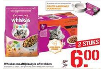 whiskas maaltijdzakjes of brokken