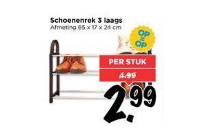 schoenenrek voor eur2 99