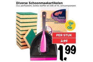 diverse schoonmaakartikelen