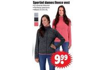 dames fleecevest
