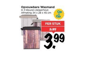 opvouwbare wasmand