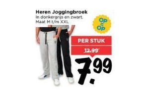 heren joggingbroek voor eur7 99