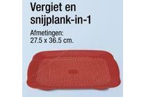vergiet en snijplank in 1