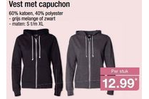 vest met capuchon