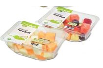 plus vers gesneden fruit