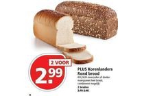 plus korenlanders rond brood