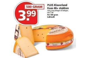 plus klaverland kaas 48 stukken