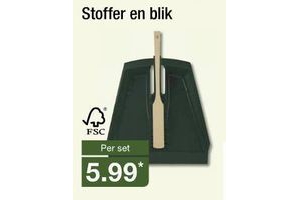 stoffer en blik