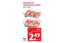 italiaanse of amerikaanse vinken