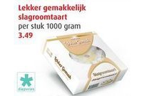 lekker gemakkelijk slagroomtaart