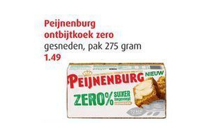 peijnenburg ontbijtkoek zero