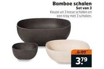 bamboe schalen
