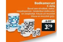 badkamerset 5 delig