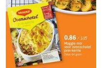 maggi mix voor ovenschotel prei kerrie