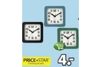 price star wandklok