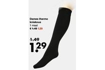 dames thermo kniekous