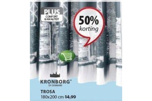 kronburg douchegordijn