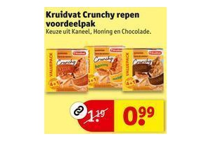 kruidvat crunchy repen voordeelpak