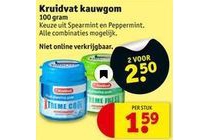 kruidvat kauwgom