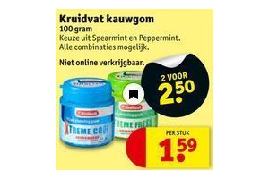 kruidvat kauwgom