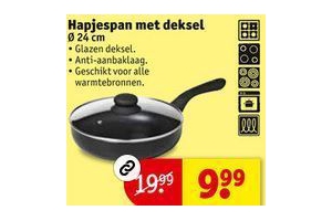 hapjespan met deksel