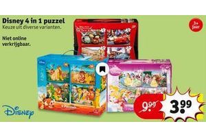 disney 4 in 1 puzzel