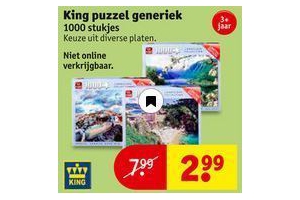 king puzzel generiek