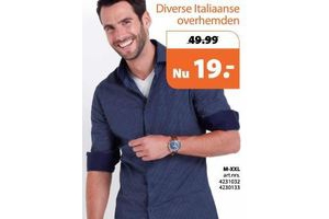 diverse italiaanse overhemden